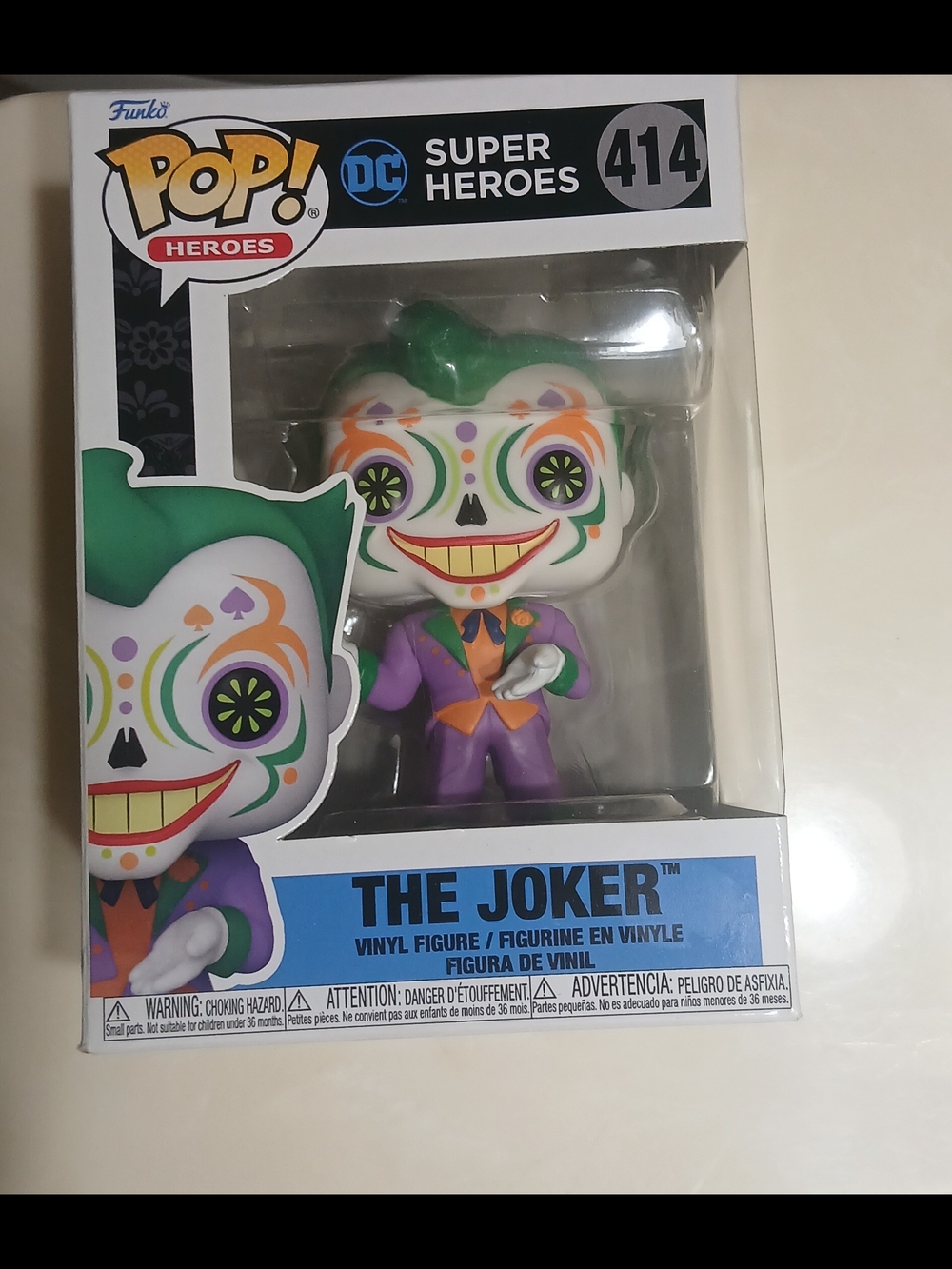 Funko Pop! DC Heroes The Joker Vinyl Figure - Purple Suit & Green Hair